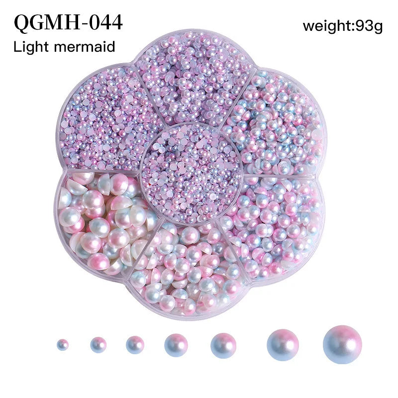 Mixed Acrylic Bowknot 3D Nail Art Decorations