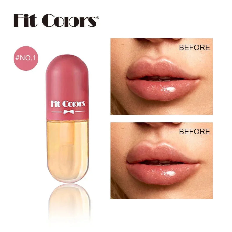 Mini Capsule Liquid Lip Blam Moisturizing Transparent
