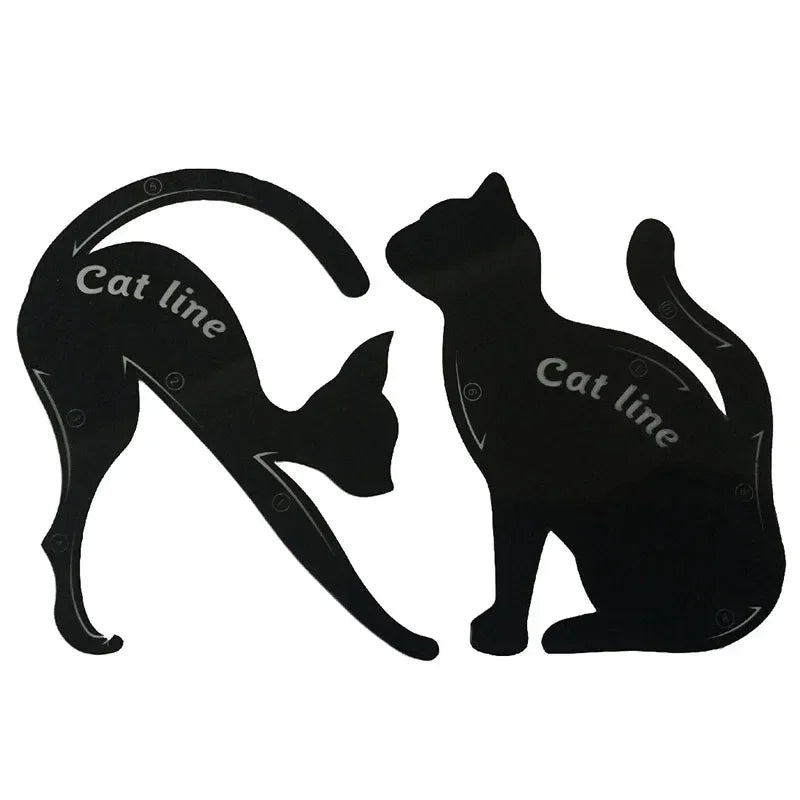 2pcs Eyeliner Stencils Cat Line Eyeliner