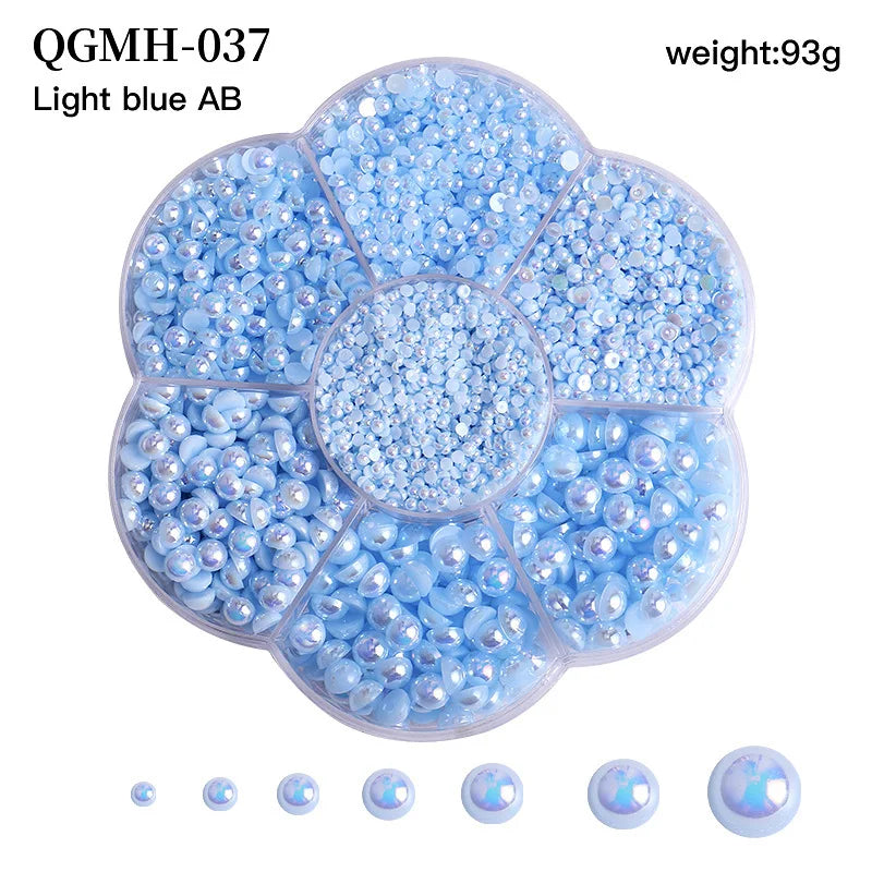 Mixed Acrylic Bowknot 3D Nail Art Decorations