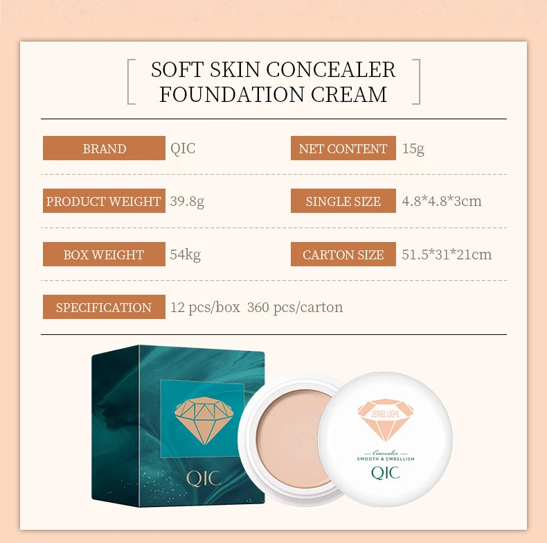 High Coverage Concealer Corrector Anti Dark