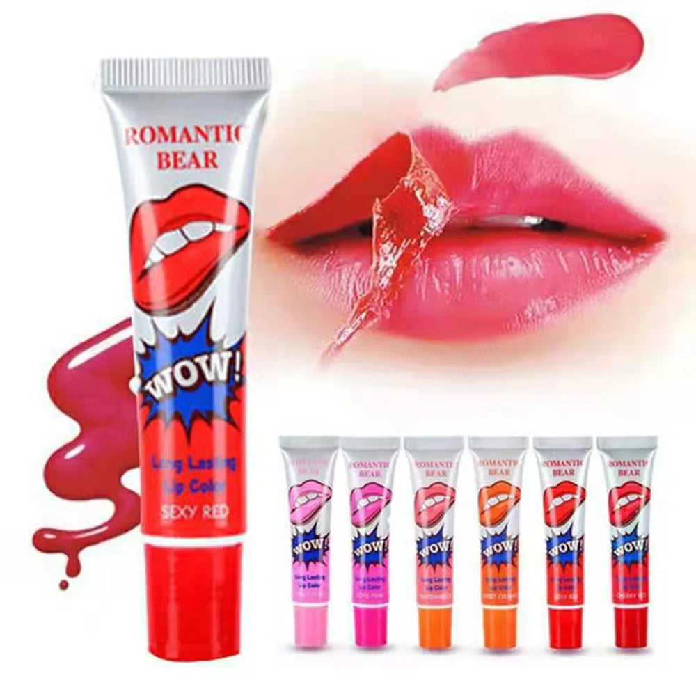 6 Colors Amazing Peel Off Liquid Lipstick Waterproof Long Lasting