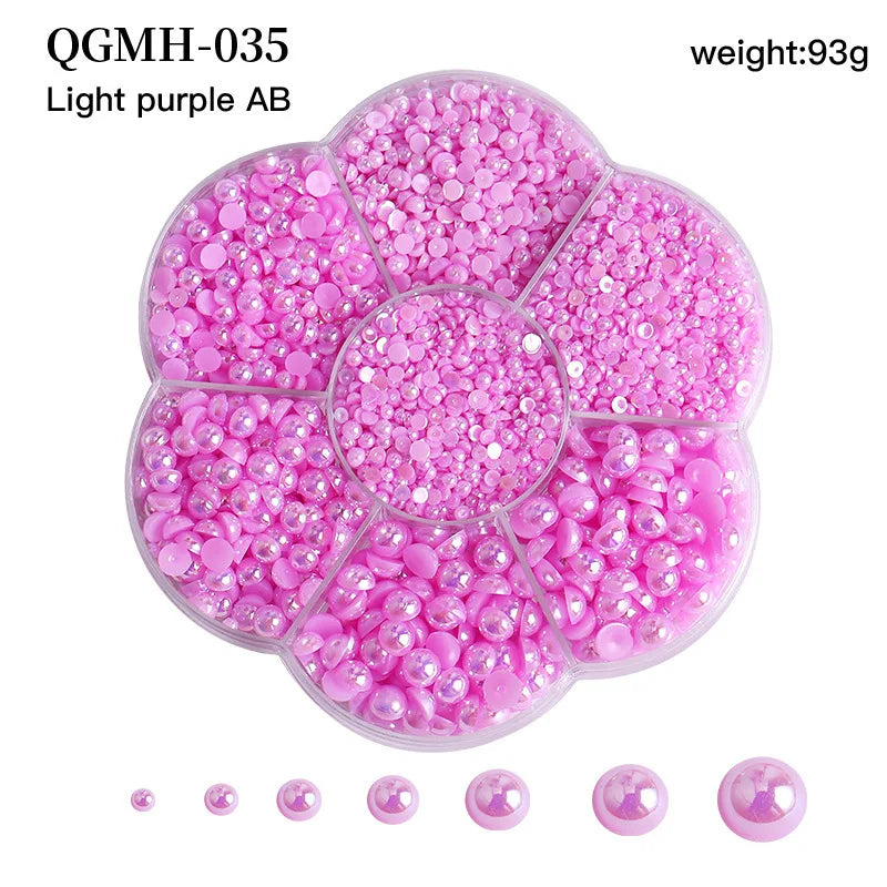 Mixed Acrylic Bowknot 3D Nail Art Decorations