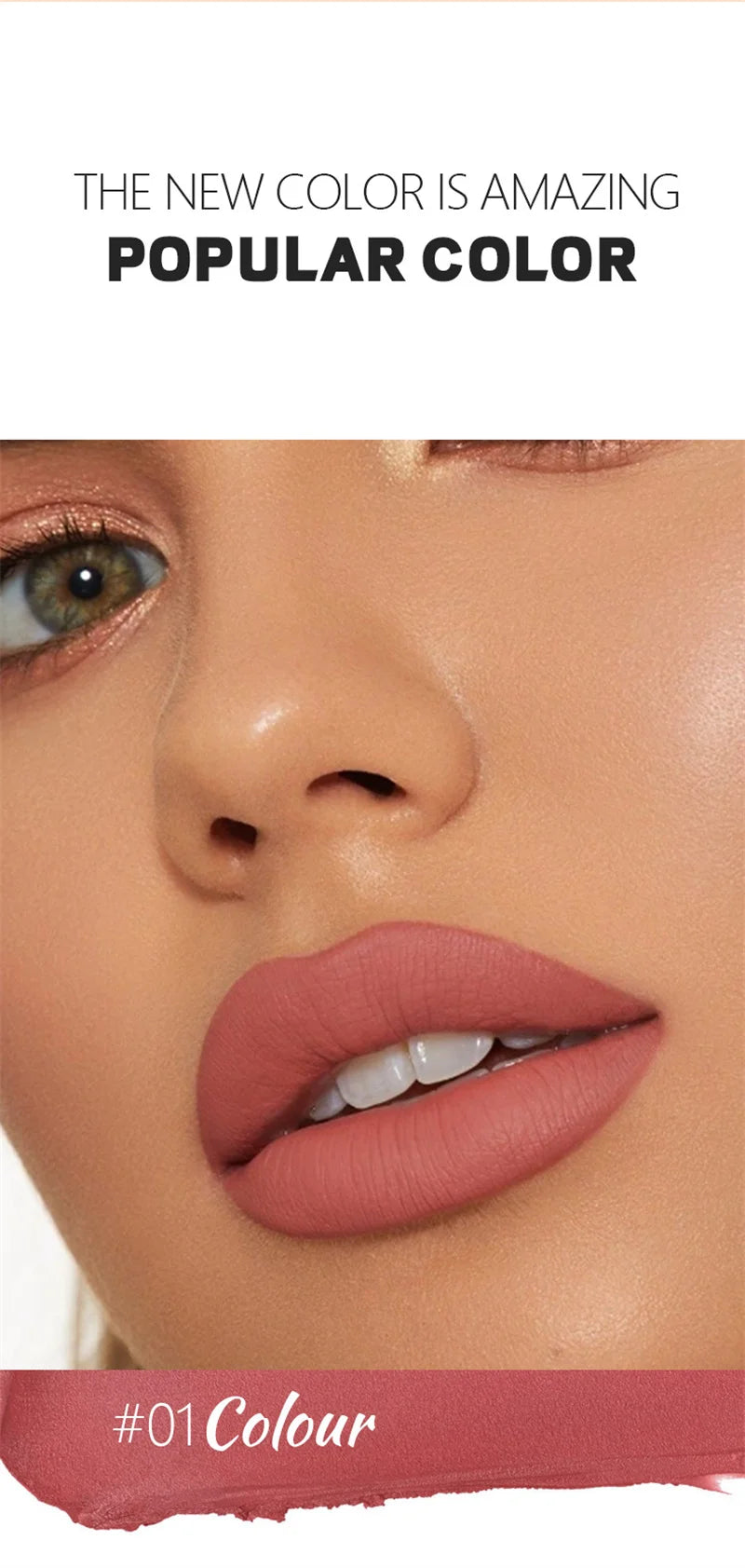 8-Colors Lipstick Pencil Waterproof Sexy Red Matte