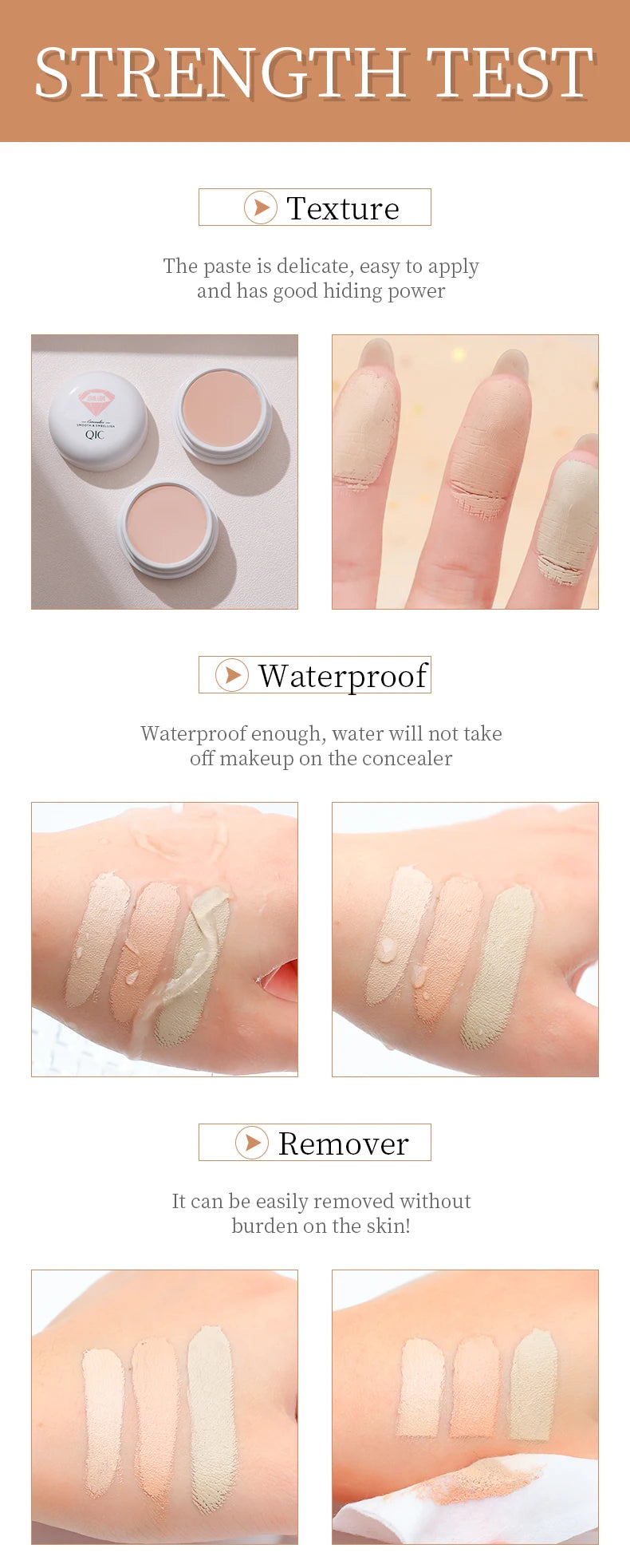High Coverage Concealer Corrector Anti Dark