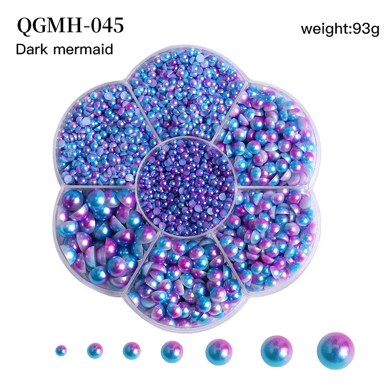 Mixed Acrylic Bowknot 3D Nail Art Decorations