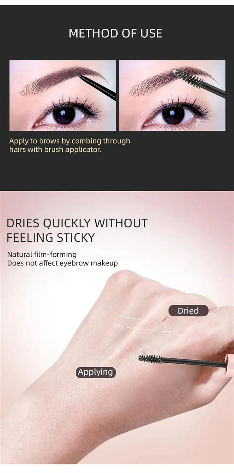 Waterproof Transparent Gel Eyebrow Styling Cream