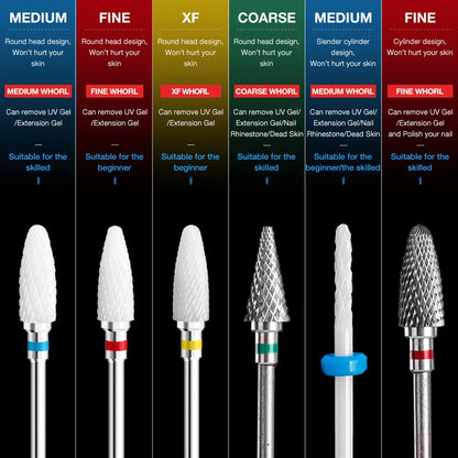 Dmoley Tungsten Carbide Nail Drill Bit Electric