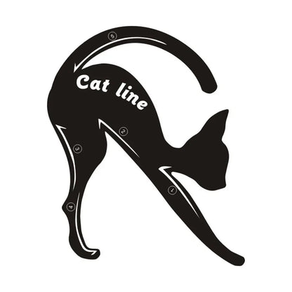 2pcs Eyeliner Stencils Cat Line Eyeliner