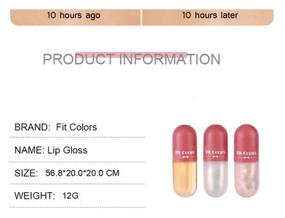 Mini Capsule Liquid Lip Blam Moisturizing Transparent