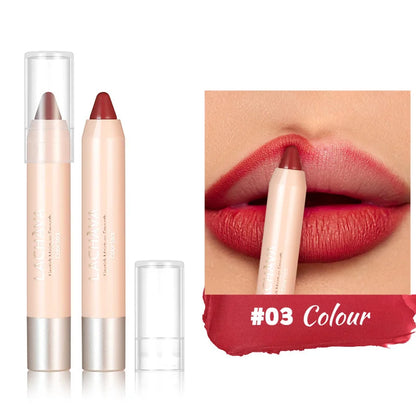 8-Colors Lipstick Pencil Waterproof Sexy Red Matte