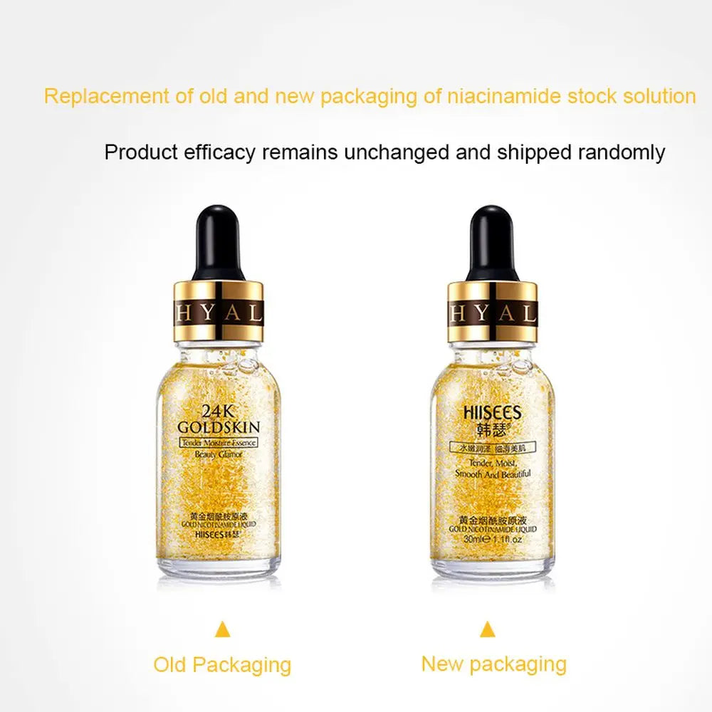 24k Gold Face Serum Brightening Skin Care