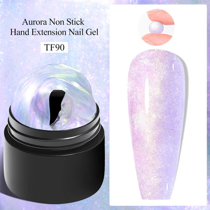 7ml Clear Non Stick Hand Solid Extension Nail Gel Polish