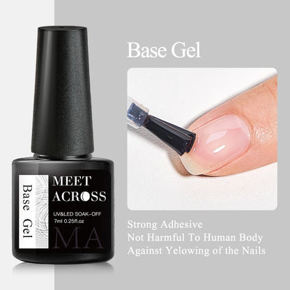 7ml Clear Non Stick Hand Solid Extension Nail Gel Polish