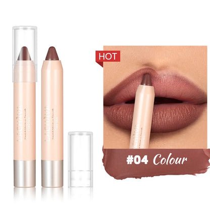 8-Colors Lipstick Pencil Waterproof Sexy Red Matte