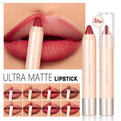8-Colors Lipstick Pencil Waterproof Sexy Red Matte