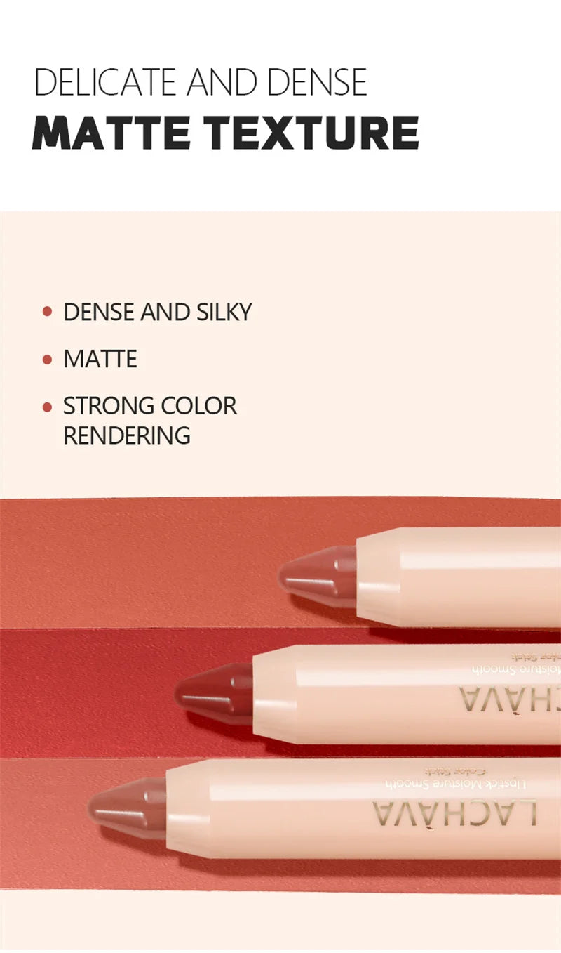 8-Colors Lipstick Pencil Waterproof Sexy Red Matte