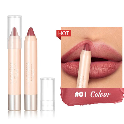 8-Colors Lipstick Pencil Waterproof Sexy Red Matte