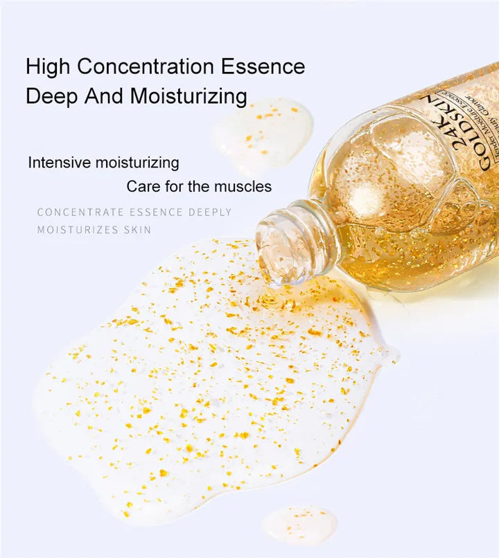 24k Gold Face Serum Brightening Skin Care