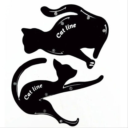 2pcs Eyeliner Stencils Cat Line Eyeliner