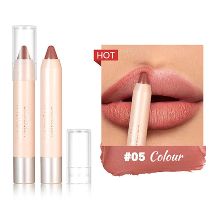 8-Colors Lipstick Pencil Waterproof Sexy Red Matte
