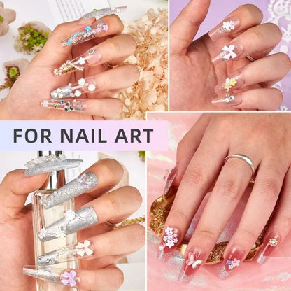 Mixed Acrylic Bowknot 3D Nail Art Decorations