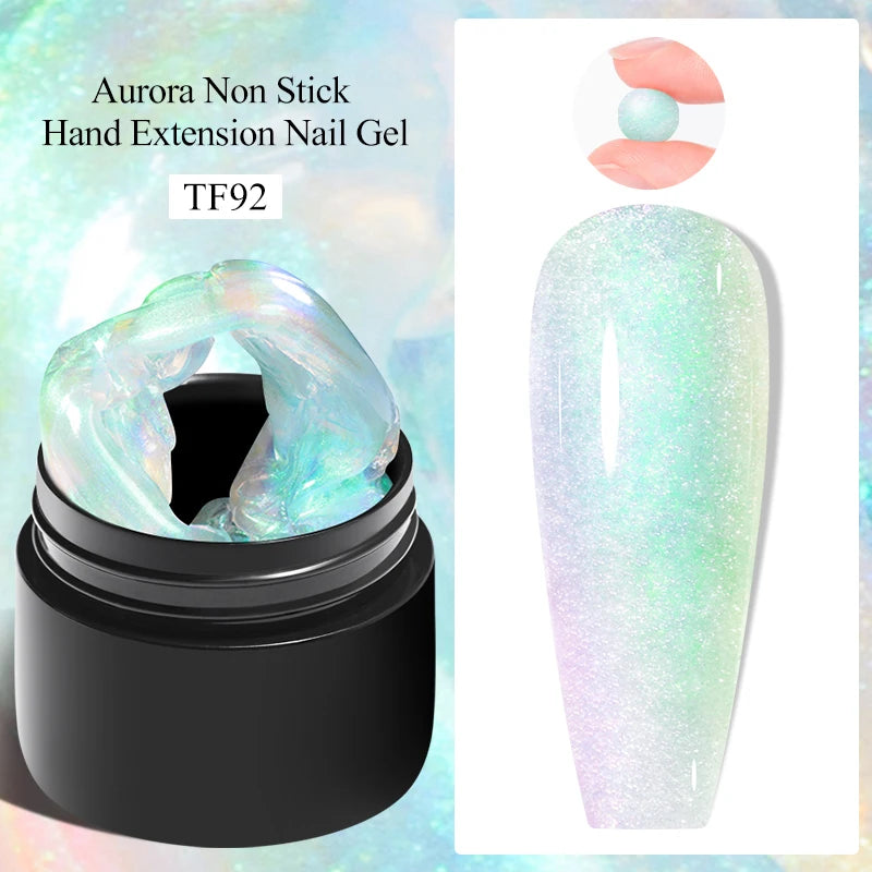 7ml Clear Non Stick Hand Solid Extension Nail Gel Polish