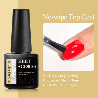 7ml Clear Non Stick Hand Solid Extension Nail Gel Polish