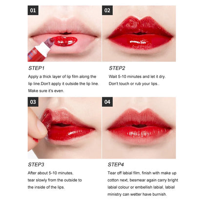 6 Colors Amazing Peel Off Liquid Lipstick Waterproof Long Lasting