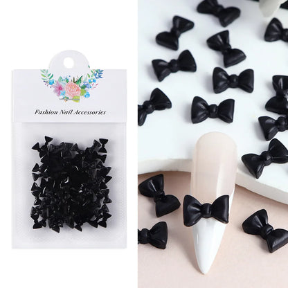 Mixed Acrylic Bowknot 3D Nail Art Decorations