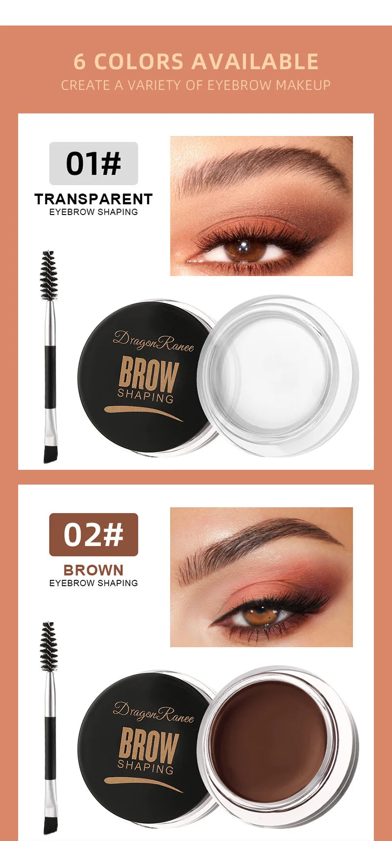 3D Wild Eyebrow Gel Wax Brow