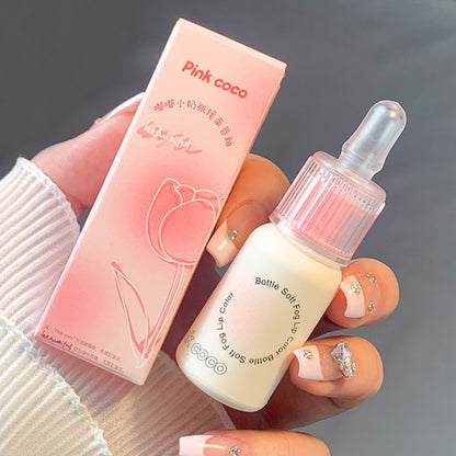 Pink Small Milk Bottle Mirror Face Lip Glaze
