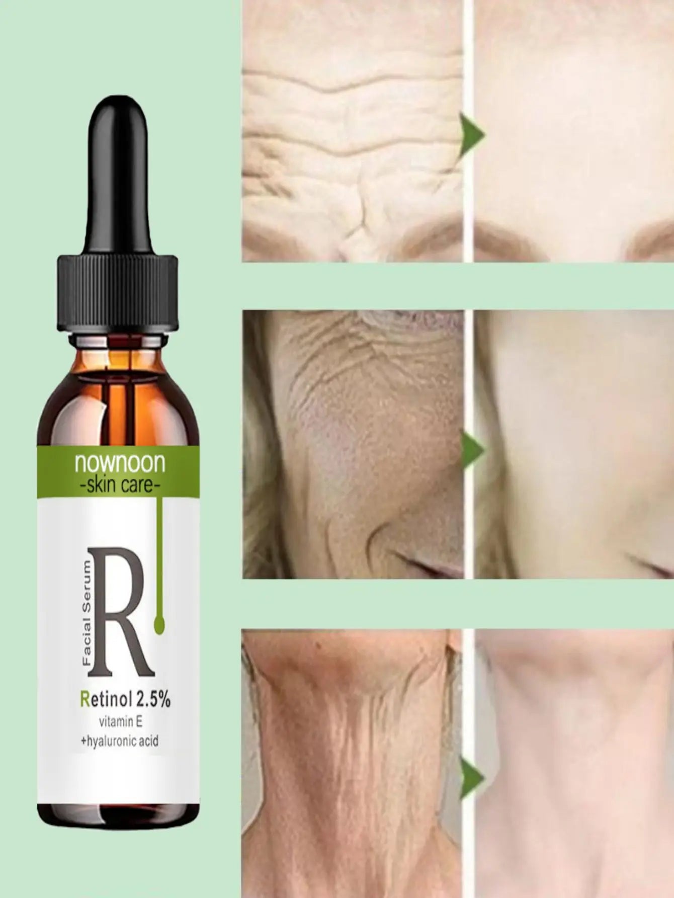 Retinol Serum Anti Wrinkle Fade Dark Spots Vitamin C