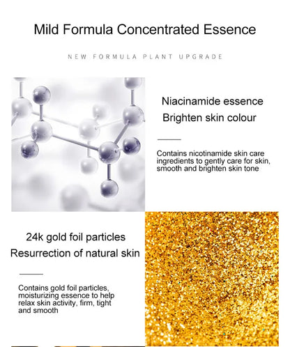 24k Gold Face Serum Brightening Skin Care