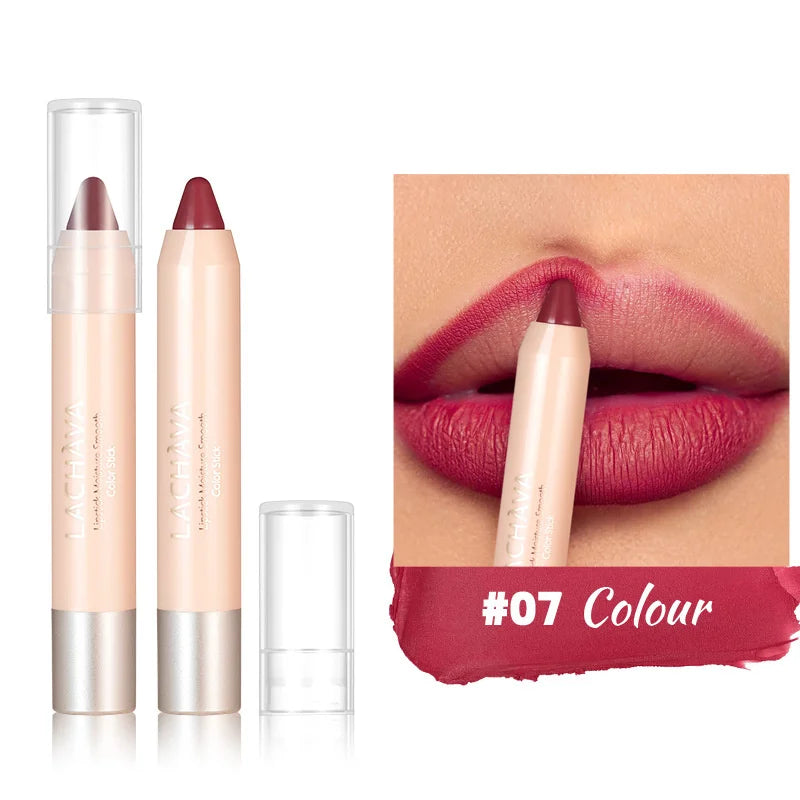 8-Colors Lipstick Pencil Waterproof Sexy Red Matte