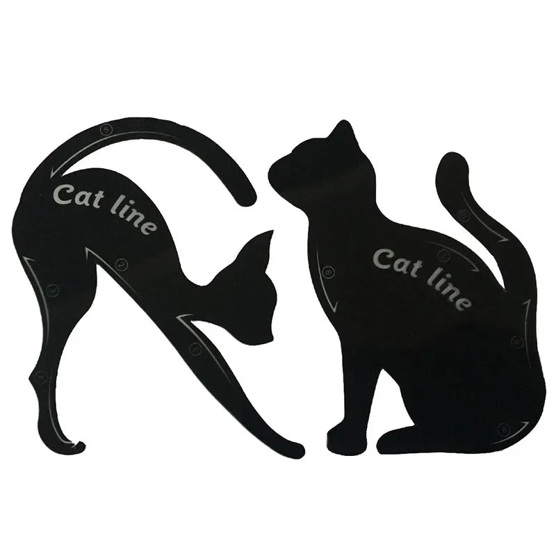 2pcs Eyeliner Stencils Cat Line Eyeliner