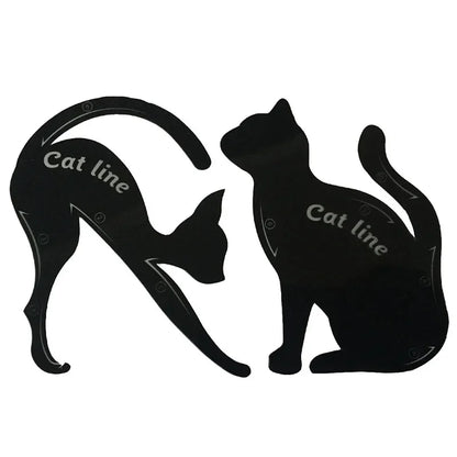 2pcs Eyeliner Stencils Cat Line Eyeliner