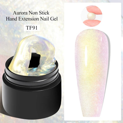 7ml Clear Non Stick Hand Solid Extension Nail Gel Polish